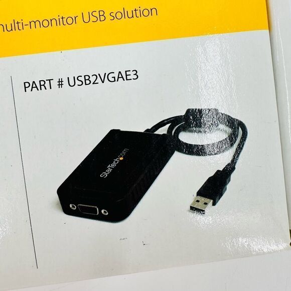 StarTech.com USB to VGA Multi Monitor External Video Card Adapter USB2VGAE2 - Picture 2 of 6